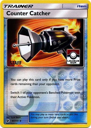 Counter Catcher (91/111) (League Promo Staff) [Sun & Moon: Crimson Invasion] | Card Merchant Takapuna