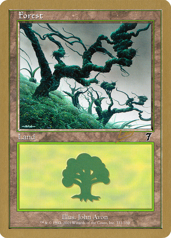 Forest (rl331) (Raphael Levy) [World Championship Decks 2002] | Card Merchant Takapuna