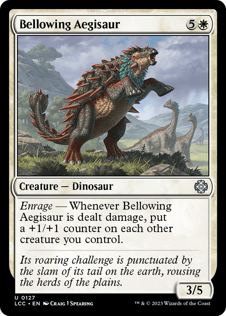Bellowing Aegisaur [The Lost Caverns of Ixalan Commander] | Card Merchant Takapuna