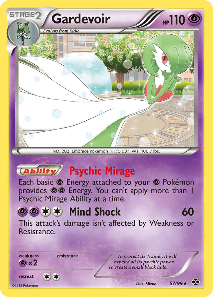 Gardevoir (57/99) [Black & White: Next Destinies] | Card Merchant Takapuna