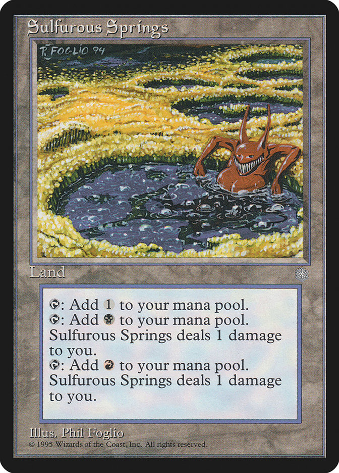 Sulfurous Springs [Ice Age] | Card Merchant Takapuna