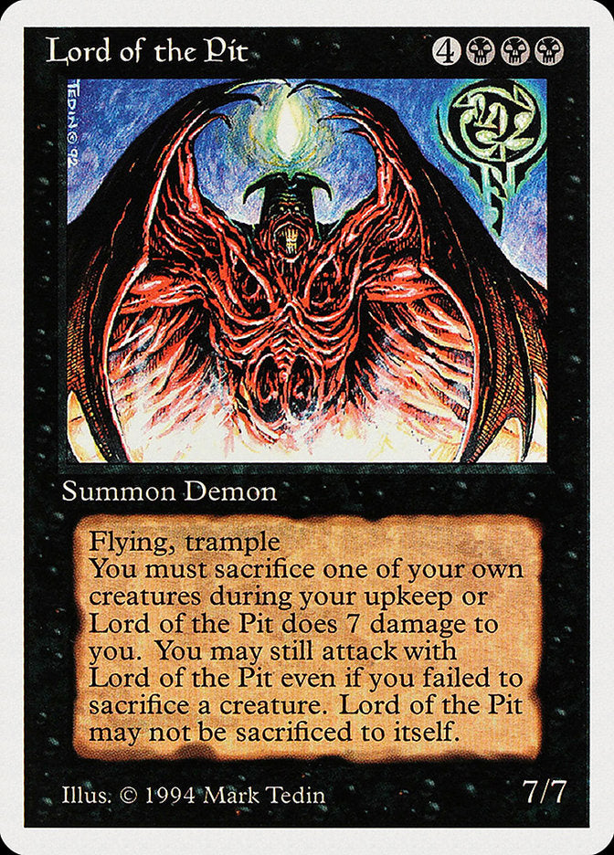 Lord of the Pit [Summer Magic / Edgar] | Card Merchant Takapuna