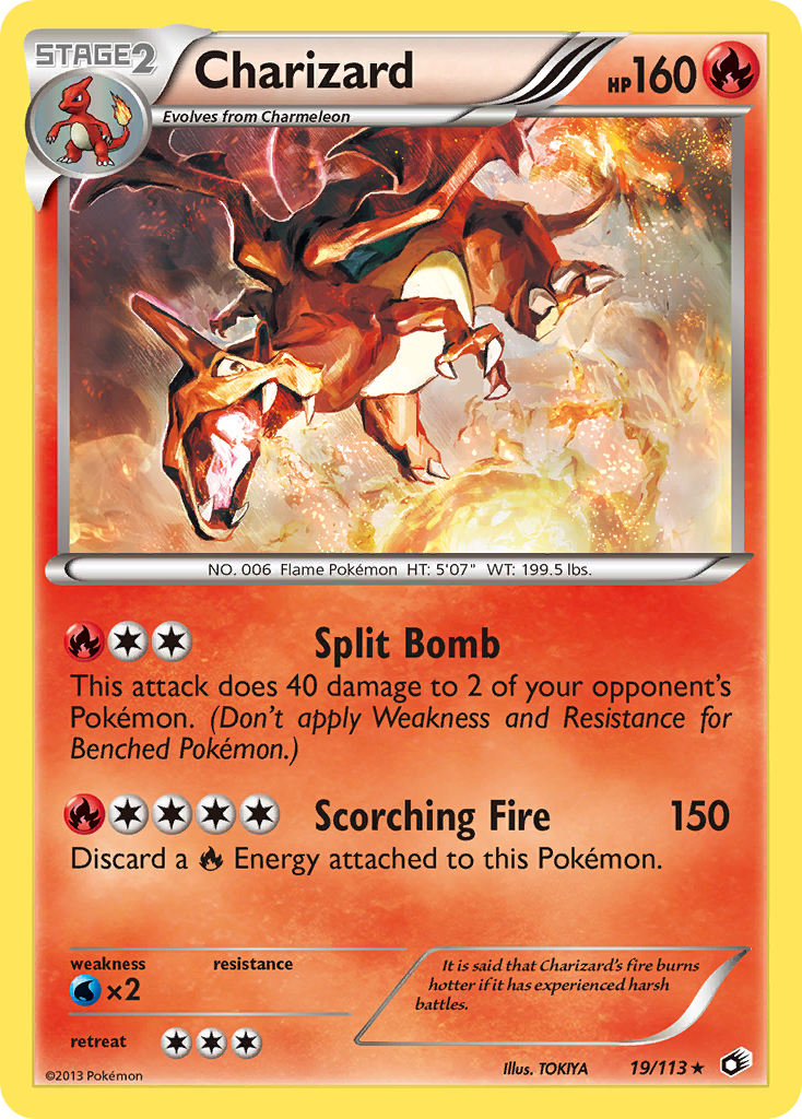 Charizard (19/113) [Black & White: Legendary Treasures] | Card Merchant Takapuna