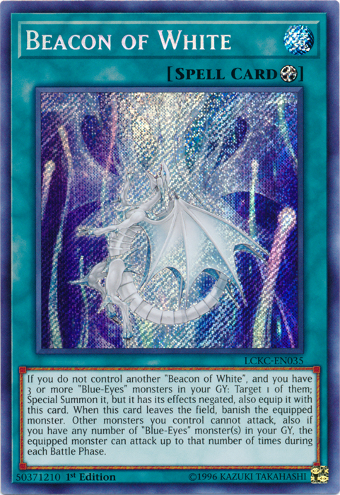 Beacon of White [LCKC-EN035] Secret Rare | Card Merchant Takapuna