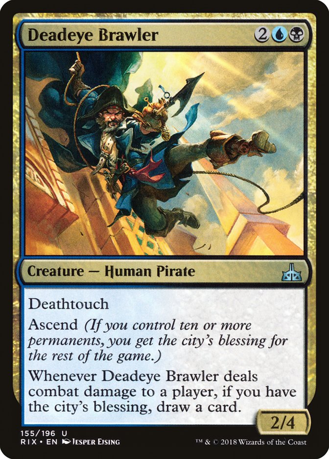 Deadeye Brawler [Rivals of Ixalan] | Card Merchant Takapuna