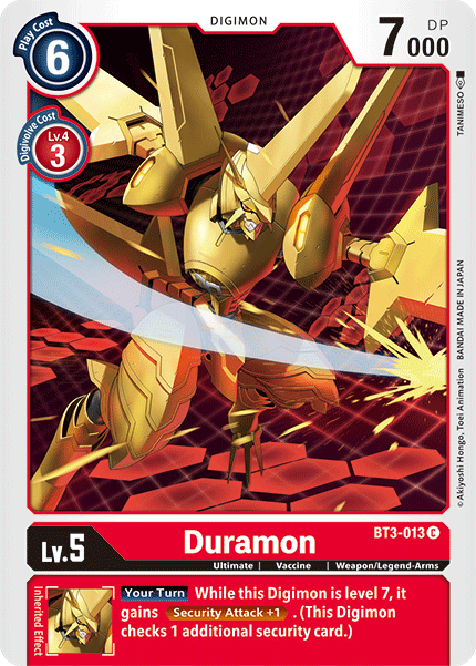 Duramon [BT3-013] [Release Special Booster Ver.1.5] | Card Merchant Takapuna