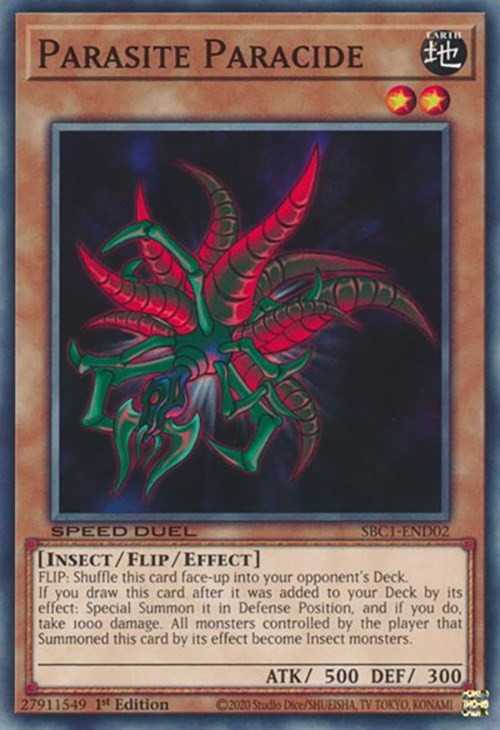 Parasite Paracide [SBC1-END02] Common | Card Merchant Takapuna