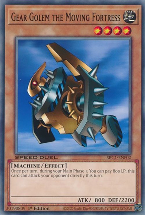 Gear Golem the Moving Fortress [SBC1-ENF02] Common | Card Merchant Takapuna