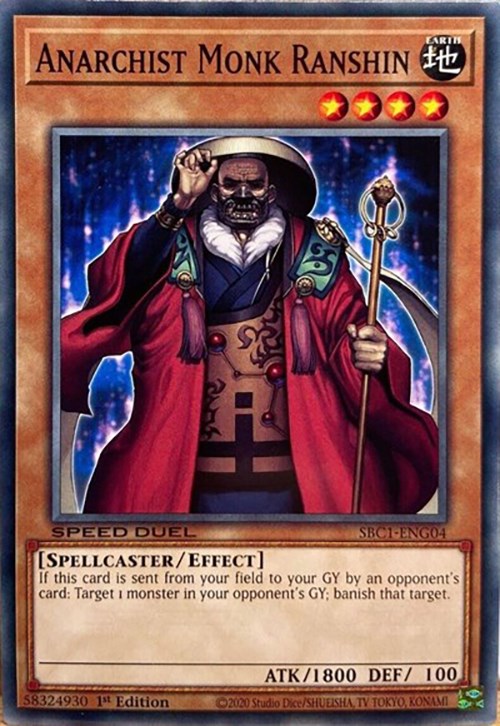 Anarchist Monk Ranshin [SBC1-ENG04] Common | Card Merchant Takapuna