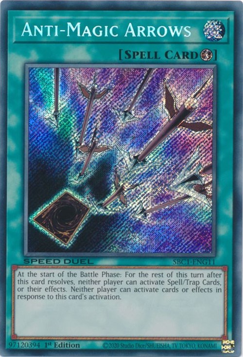 Anti-Magic Arrows [SBC1-ENG11] Secret Rare | Card Merchant Takapuna