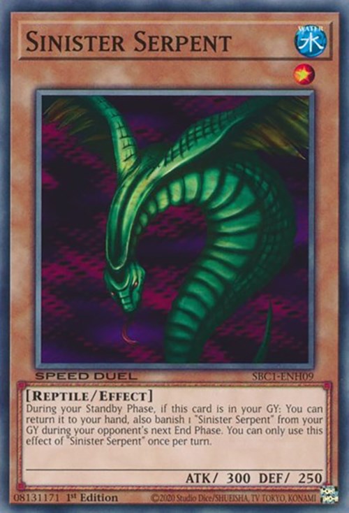 Sinister Serpent [SBC1-ENH09] Common | Card Merchant Takapuna