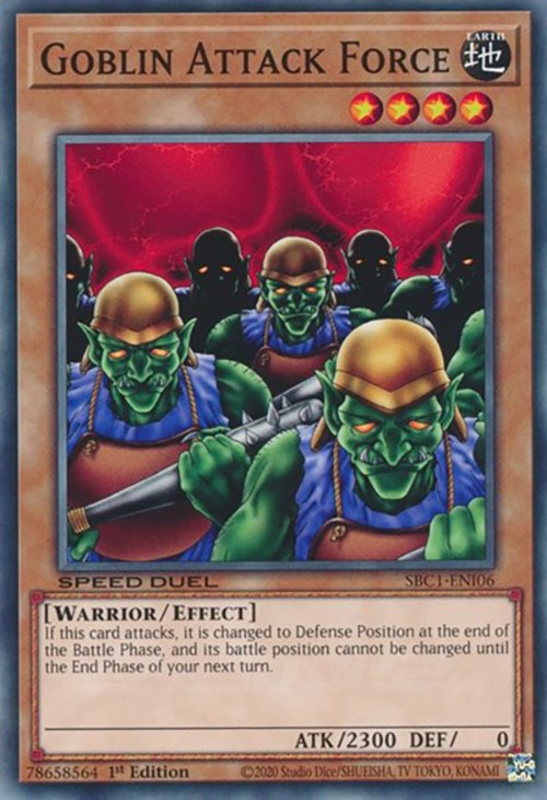 Goblin Attack Force [SBC1-ENI06] Common | Card Merchant Takapuna