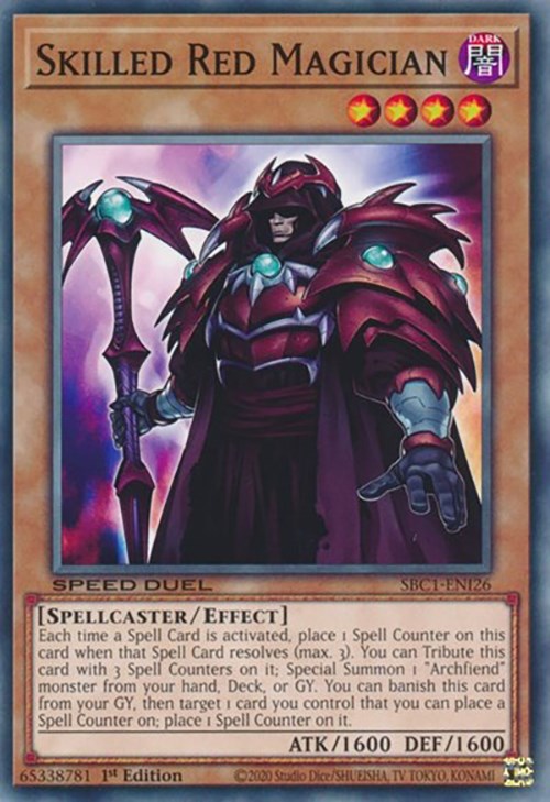 Skilled Red Magician [SBC1-ENI26] Common | Card Merchant Takapuna