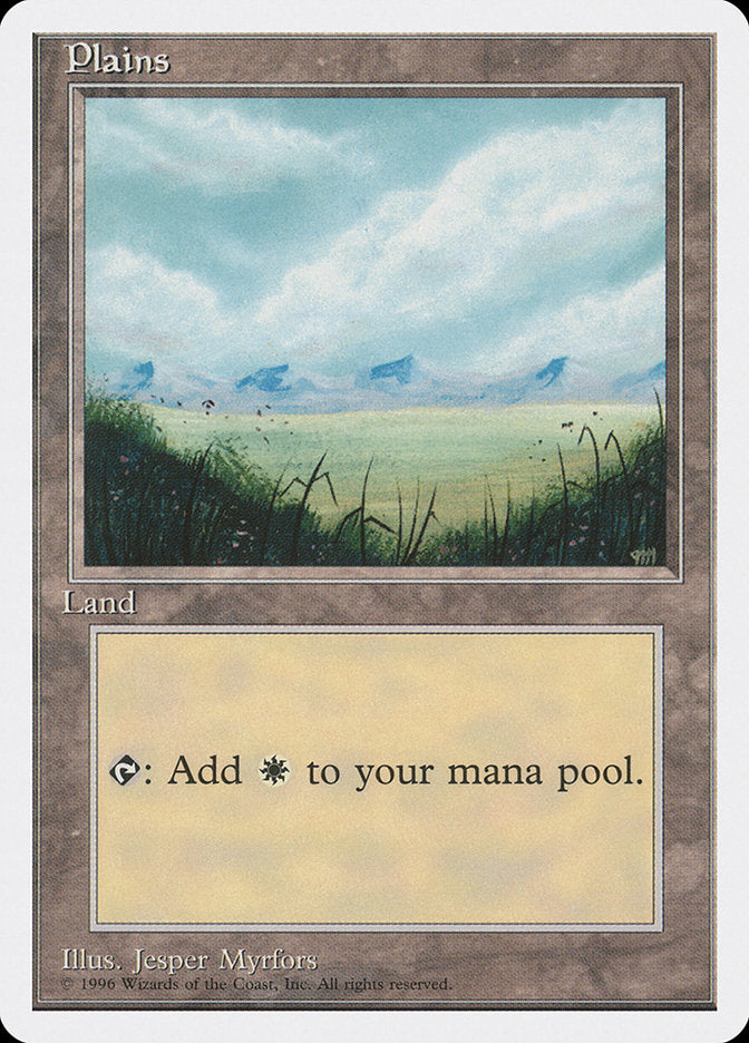 Plains (No Trees, Signature on Bottom Right) [Introductory Two-Player Set] | Card Merchant Takapuna