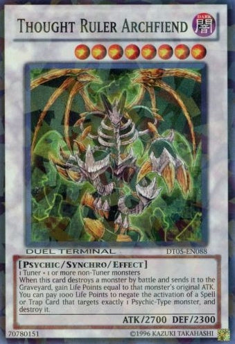 Thought Ruler Archfiend [DT05-EN088] Super Rare | Card Merchant Takapuna