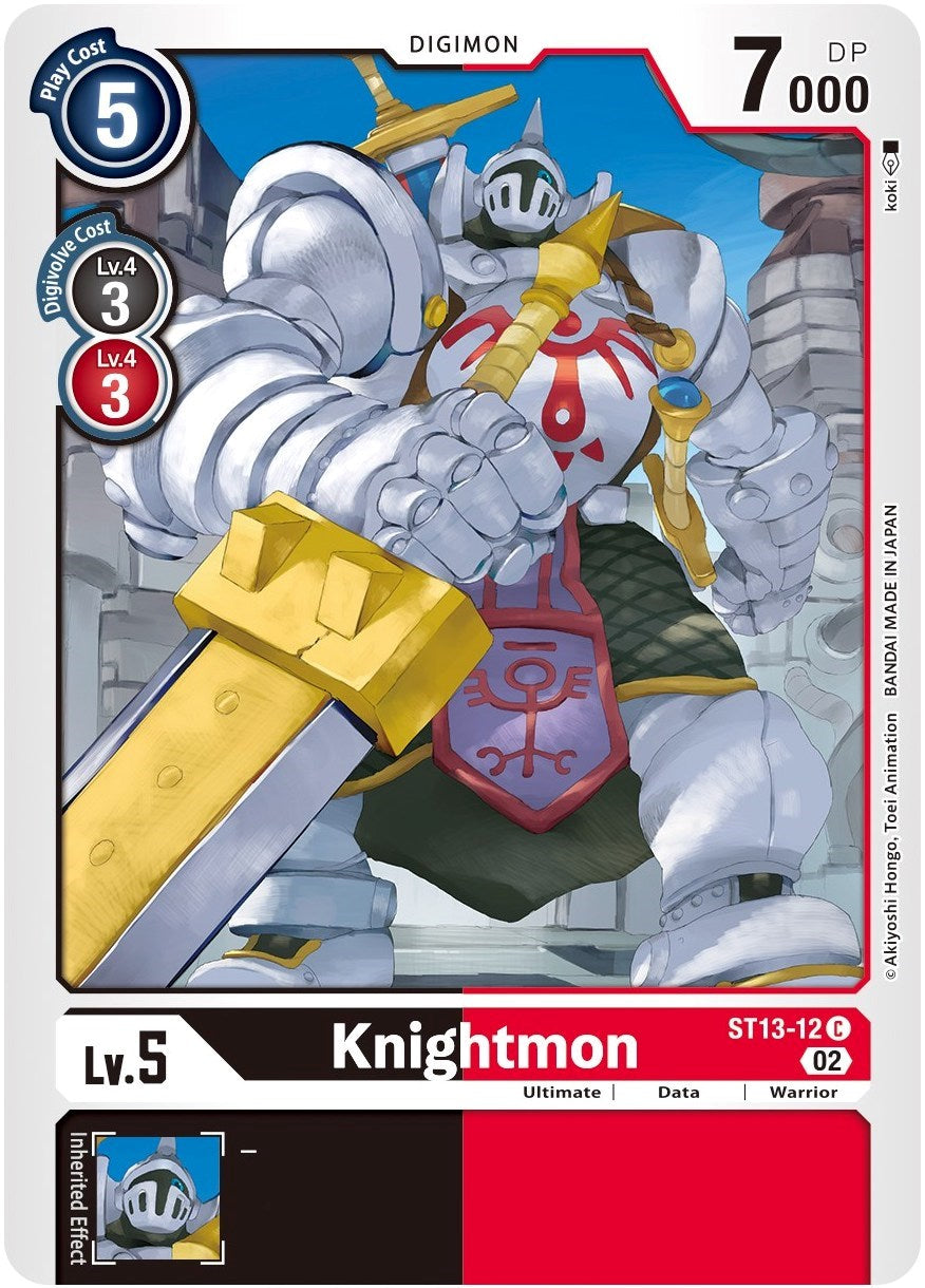 Knightmon [ST13-12] [Starter Deck: Ragnaloardmon] | Card Merchant Takapuna