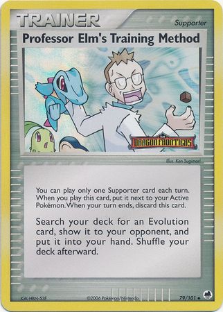 Professor Elm's Training Method (79/101) (Stamped) [EX: Dragon Frontiers] | Card Merchant Takapuna