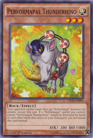 Performapal Thunderhino [CROS-EN096] Common | Card Merchant Takapuna