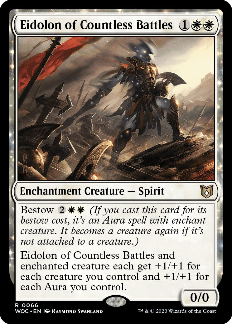 Eidolon of Countless Battles [Wilds of Eldraine Commander] | Card Merchant Takapuna