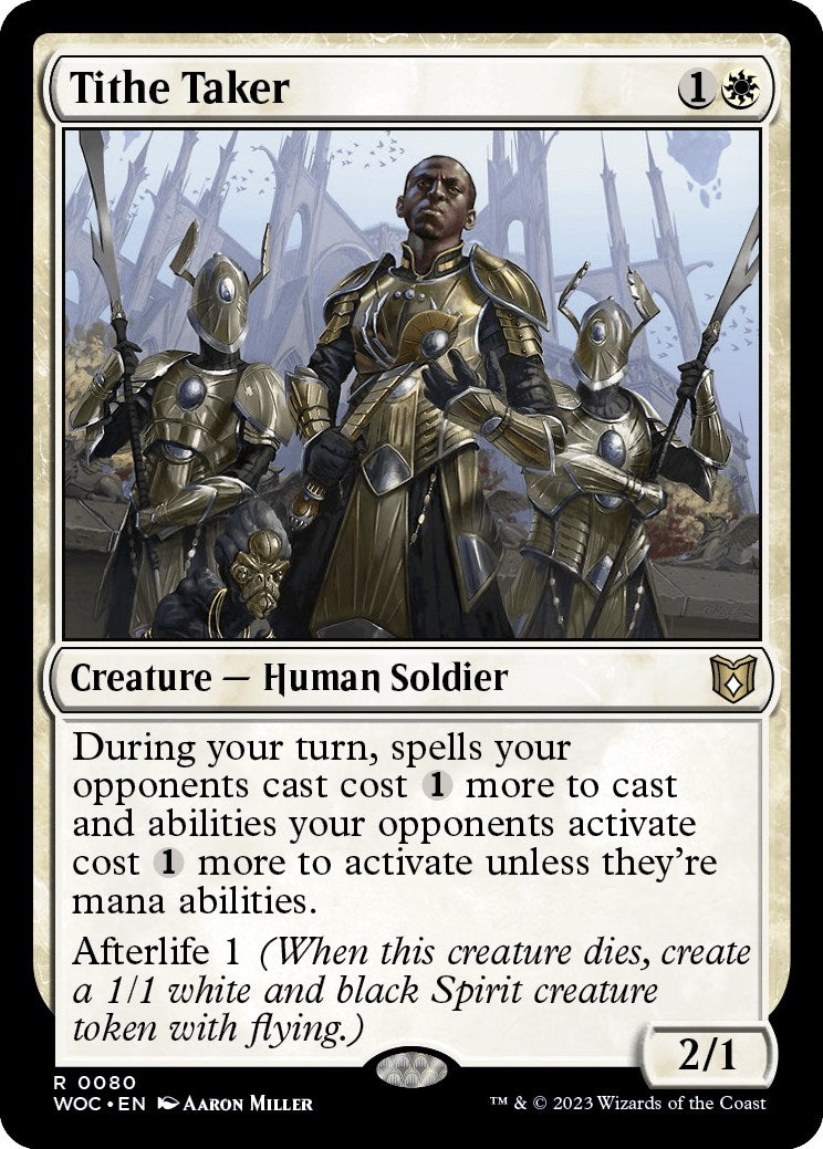 Tithe Taker [Wilds of Eldraine Commander] | Card Merchant Takapuna