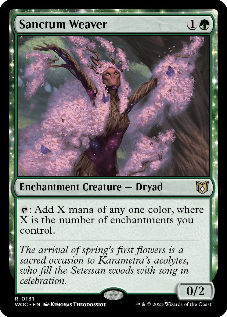 Sanctum Weaver [Wilds of Eldraine Commander] | Card Merchant Takapuna