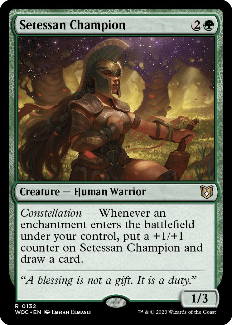 Setessan Champion [Wilds of Eldraine Commander] | Card Merchant Takapuna