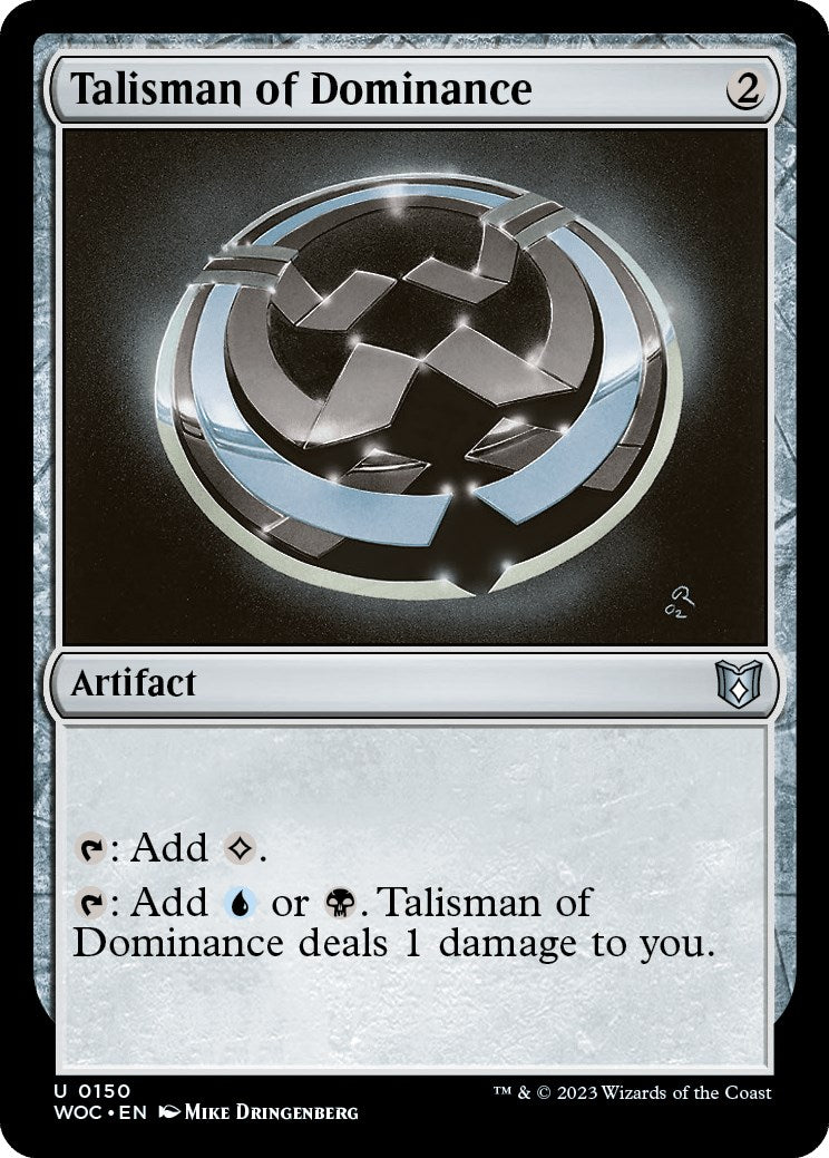 Talisman of Dominance [Wilds of Eldraine Commander] | Card Merchant Takapuna