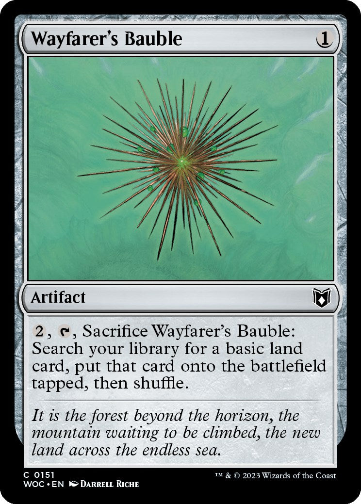 Wayfarer's Bauble [Wilds of Eldraine Commander] | Card Merchant Takapuna