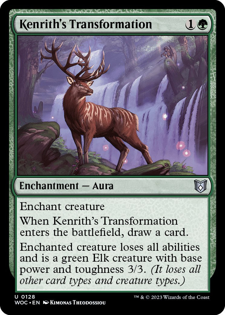 Kenrith's Transformation [Wilds of Eldraine Commander] | Card Merchant Takapuna