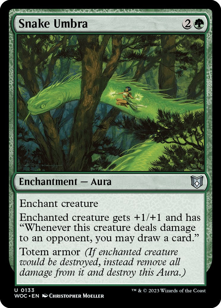 Snake Umbra [Wilds of Eldraine Commander] | Card Merchant Takapuna