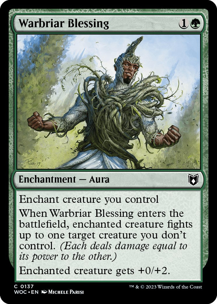 Warbriar Blessing [Wilds of Eldraine Commander] | Card Merchant Takapuna