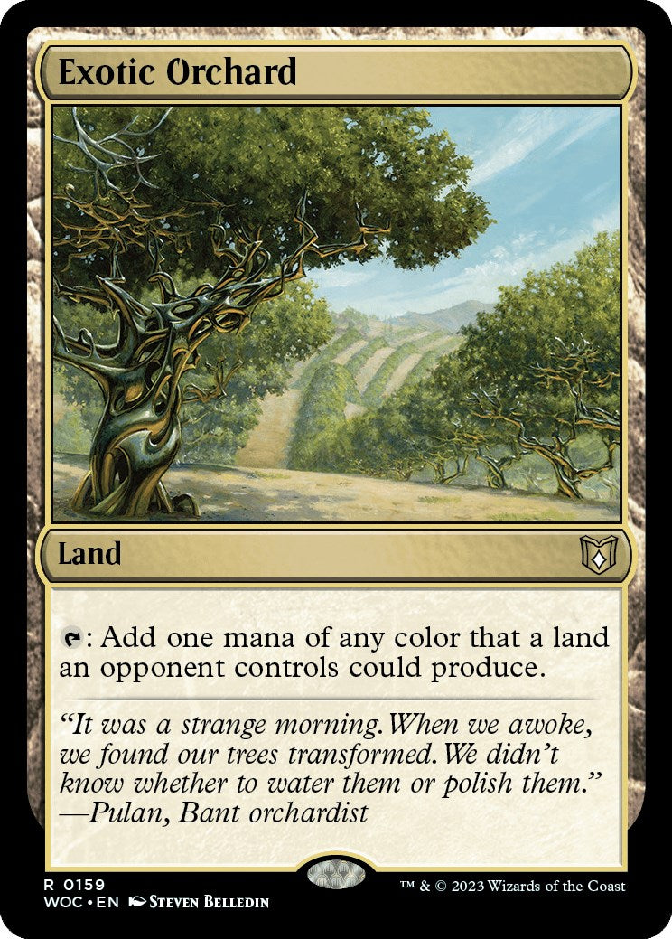 Exotic Orchard [Wilds of Eldraine Commander] | Card Merchant Takapuna