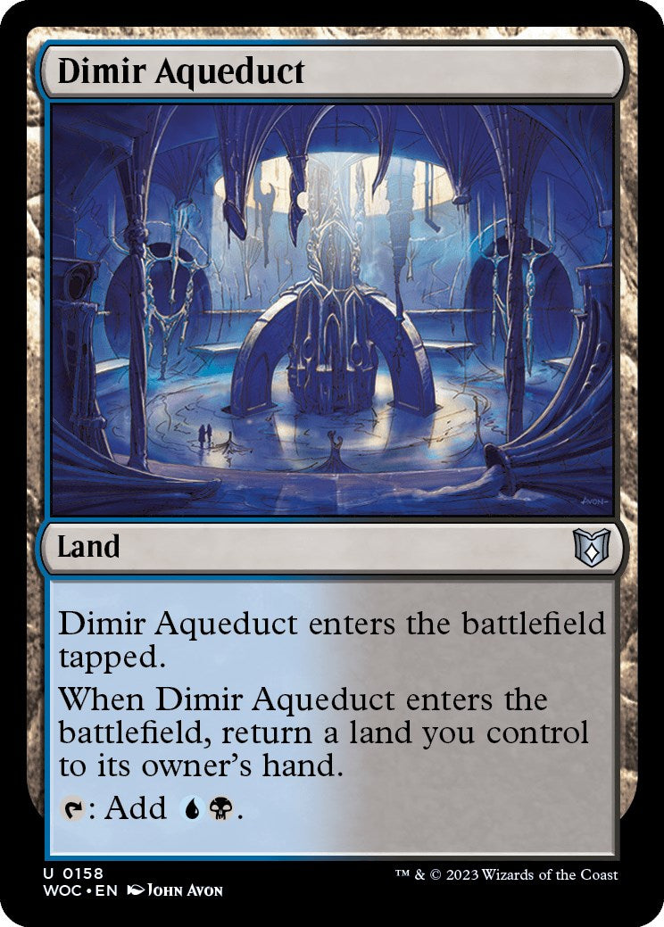 Dimir Aqueduct [Wilds of Eldraine Commander] | Card Merchant Takapuna