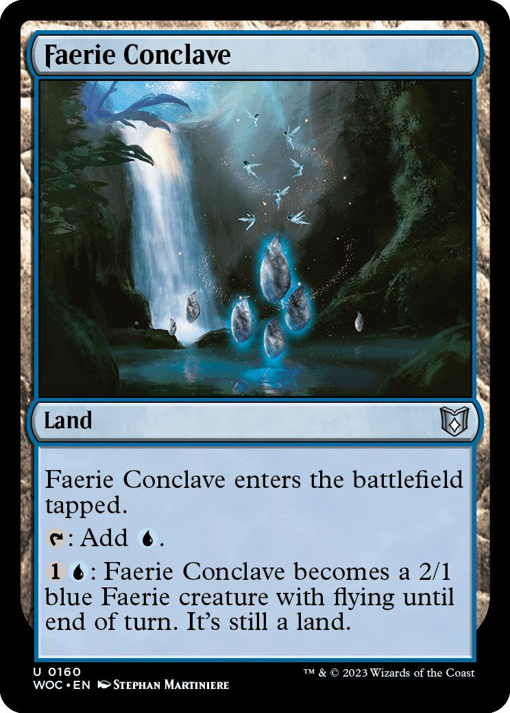 Faerie Conclave [Wilds of Eldraine Commander] | Card Merchant Takapuna