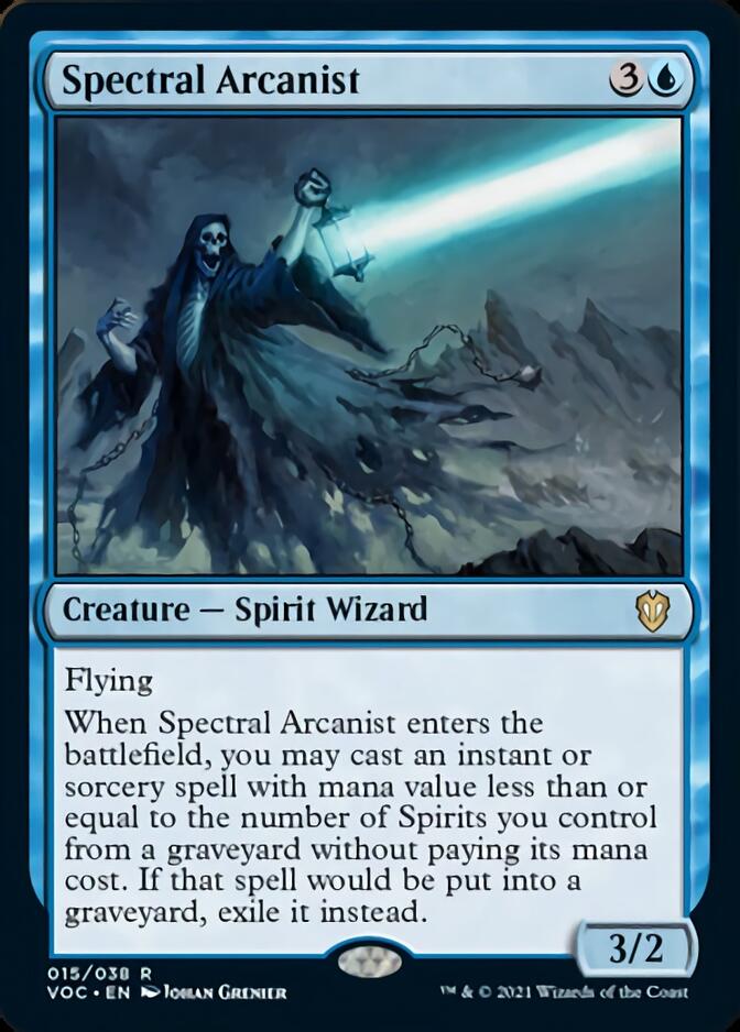 Spectral Arcanist [Innistrad: Crimson Vow Commander] | Card Merchant Takapuna