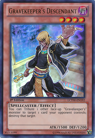 Gravekeeper's Descendant [LCYW-EN192] Ultra Rare | Card Merchant Takapuna