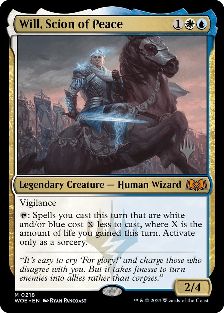 Will, Scion of Peace (Promo Pack) [Wilds of Eldraine Promos] | Card Merchant Takapuna