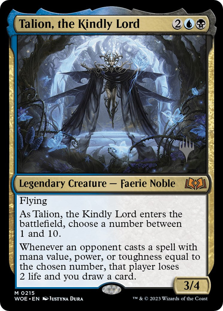 Talion, the Kindly Lord (Promo Pack) [Wilds of Eldraine Promos] | Card Merchant Takapuna