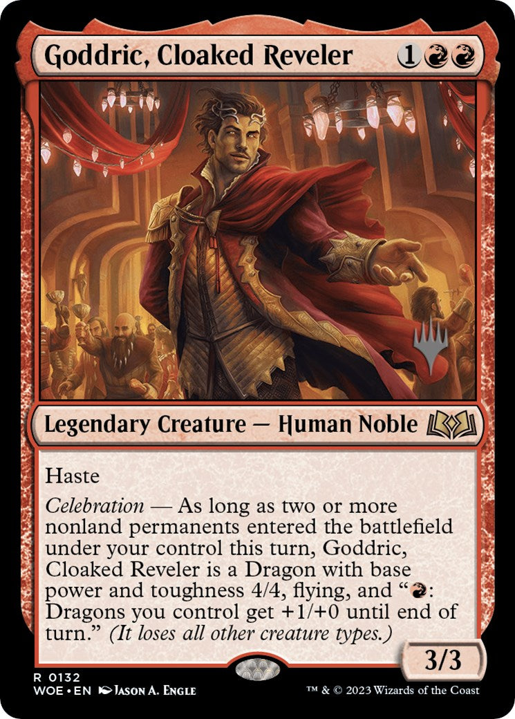 Goddric, Cloaked Reveler (Promo Pack) [Wilds of Eldraine Promos] | Card Merchant Takapuna