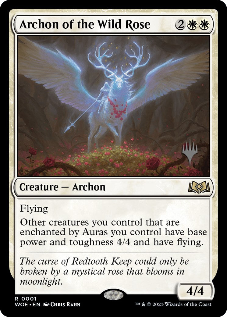 Archon of the Wild Rose (Promo Pack) [Wilds of Eldraine Promos] | Card Merchant Takapuna