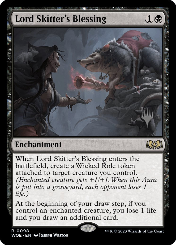 Lord Skitter's Blessing (Promo Pack) [Wilds of Eldraine Promos] | Card Merchant Takapuna