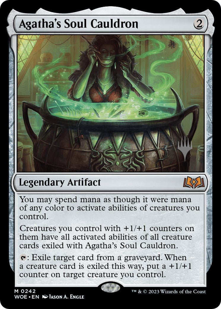 Agatha's Soul Cauldron (Promo Pack) [Wilds of Eldraine Promos] | Card Merchant Takapuna