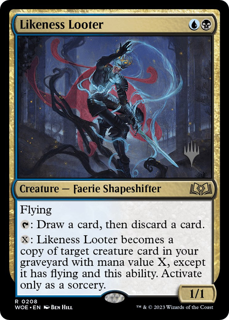 Likeness Looter (Promo Pack) [Wilds of Eldraine Promos] | Card Merchant Takapuna