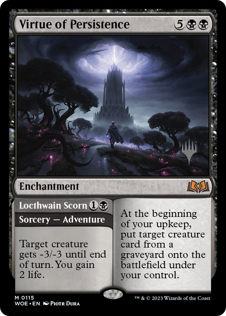 Virtue of Persistence (Promo Pack) [Wilds of Eldraine Promos] | Card Merchant Takapuna