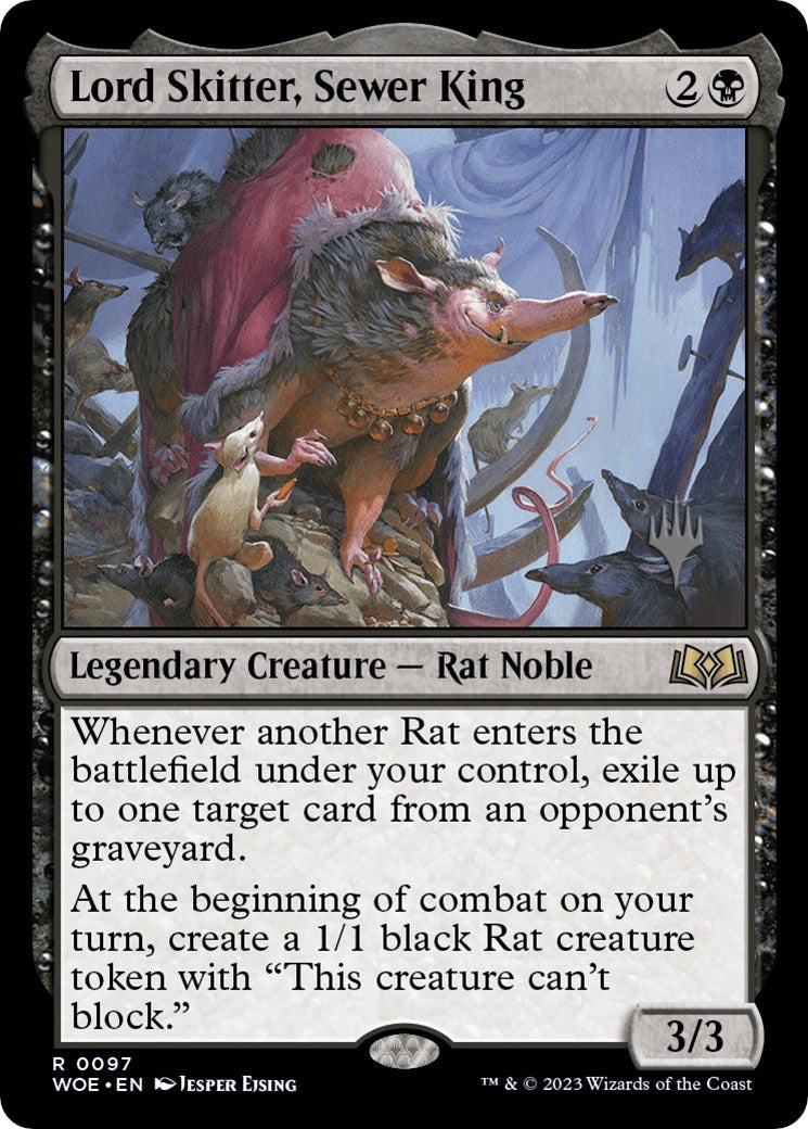 Lord Skitter, Sewer King (Promo Pack) [Wilds of Eldraine Promos] | Card Merchant Takapuna