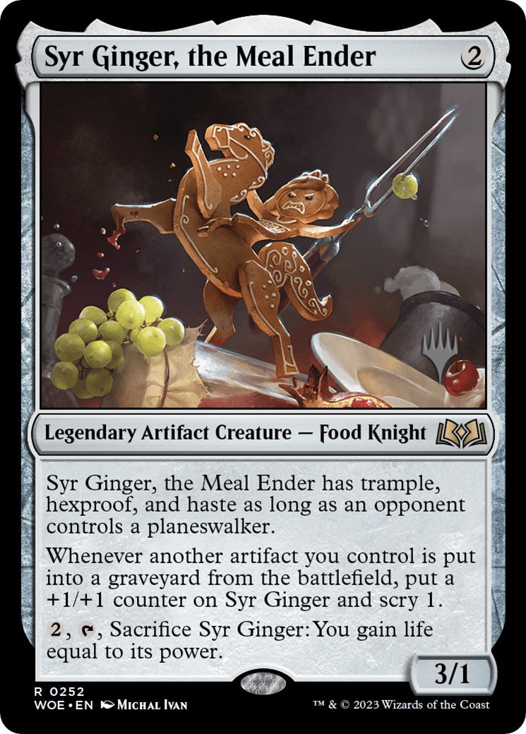 Syr Ginger, the Meal Ender (Promo Pack) [Wilds of Eldraine Promos] | Card Merchant Takapuna