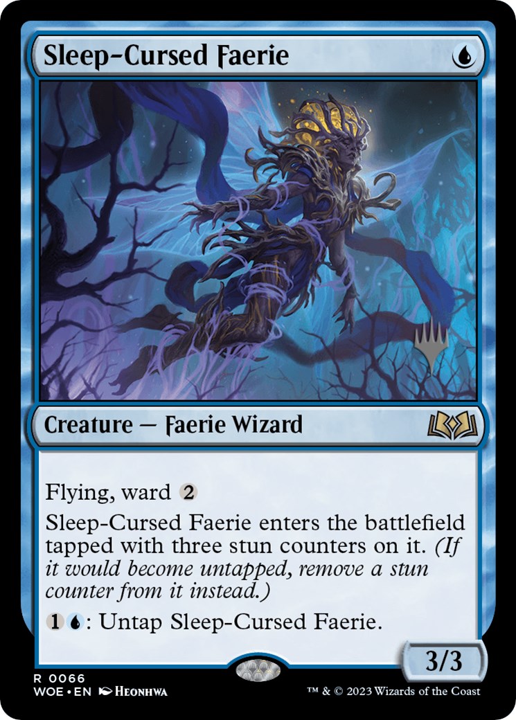 Sleep-Cursed Faerie (Promo Pack) [Wilds of Eldraine Promos] | Card Merchant Takapuna