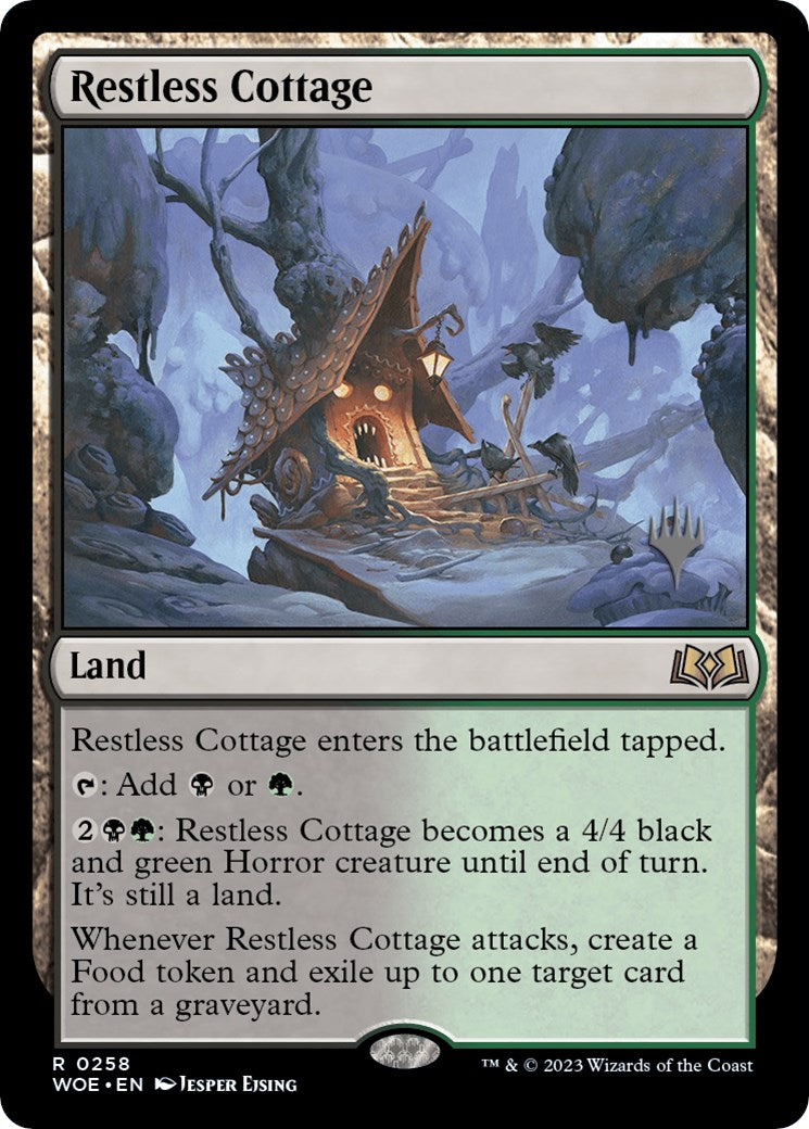 Restless Cottage (Promo Pack) [Wilds of Eldraine Promos] | Card Merchant Takapuna