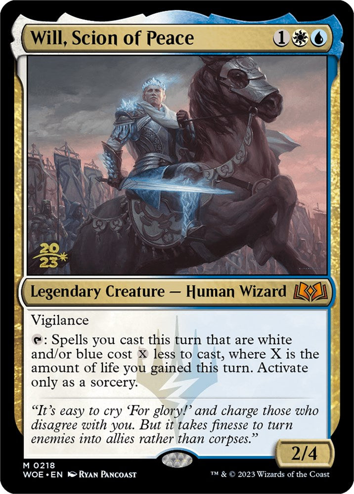 Will, Scion of Peace [Wilds of Eldraine Prerelease Promos] | Card Merchant Takapuna