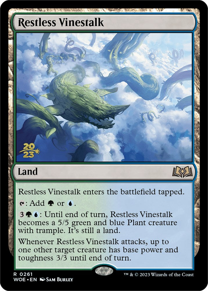 Restless Vinestalk [Wilds of Eldraine Prerelease Promos] | Card Merchant Takapuna